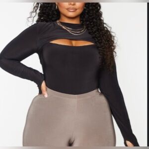 Black Long Sleeve Bodysuit